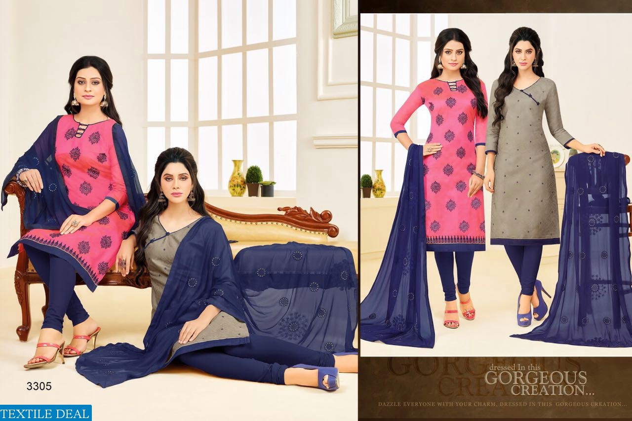 Hum tum vol-5 by RR wholesale 2 top dress material